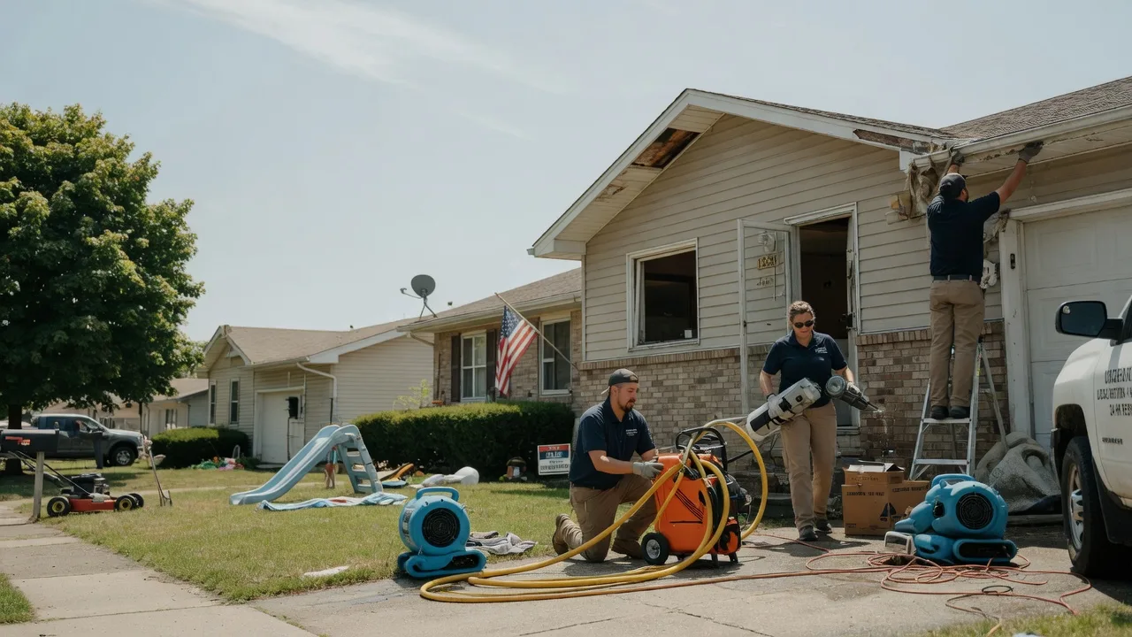 Water Damage Restoration in Hudson, IL near me